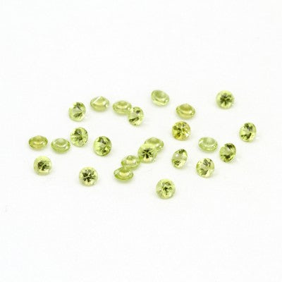 3mm Round Buff Top Mesa Verde® Peridot