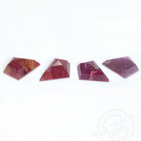 12x9mm Liberian Ruby Rose Cut Kites