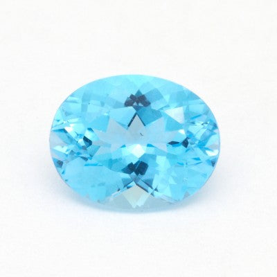 6x4mm to 14x10mm Oval Swiss Blue Topaz