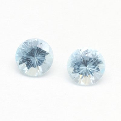 4mm to 10mm Round Sky Blue Topaz