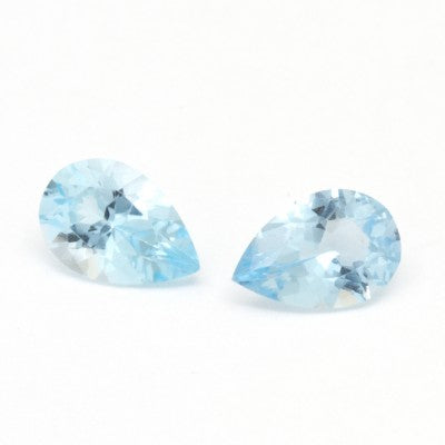 6x4mm to 14x10mm Natural Pear Shape Sky Blue Topaz