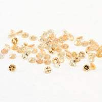 2 to 3.5mm Golden Imperial Topaz Rounds