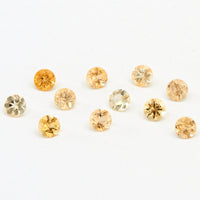 4 to 5mm Golden Imperial Topaz Rounds