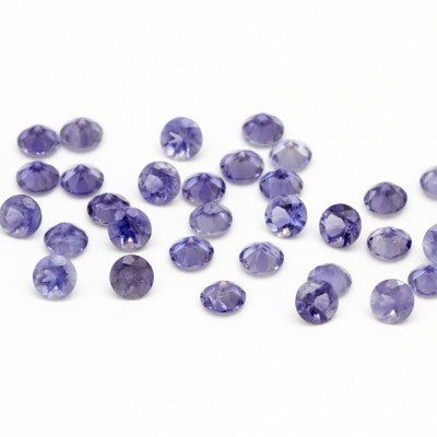 4mm Natural Round Wyoming Iolite Melee