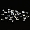 2x1.5x1mm to 3x2x1.2mm White Ceylon Sapphire Tapered Baguettes