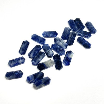 12x5mm Blue Sapphire Hexagon Tablets