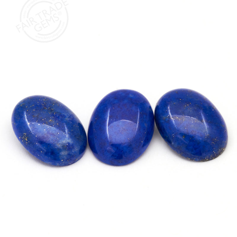 9x7 to 10x8mm Chilean Lapis Oval Cabs