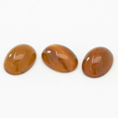 14x10mm Oval Cabochon Cut Oregon Chocolate Agate