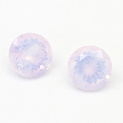 11mm Round Natural Portuguese Cut Brazilian Lavender Quartz