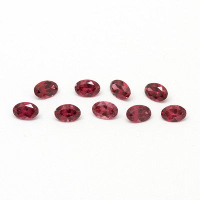 6x4mm Natural Oval Rhodolite Garnet