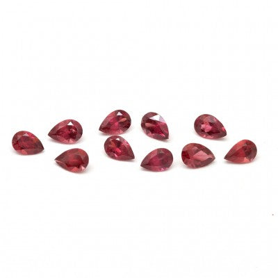 6x4mm Pear Shape Rhodolite Garnet