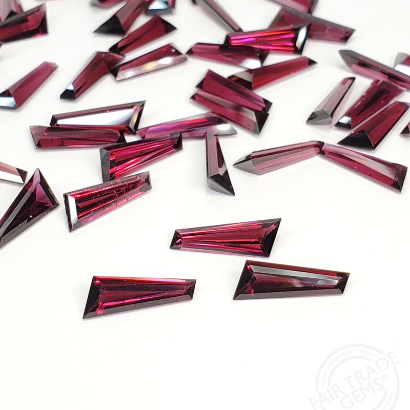 12x5mm Rhodolite Garnet Wedges