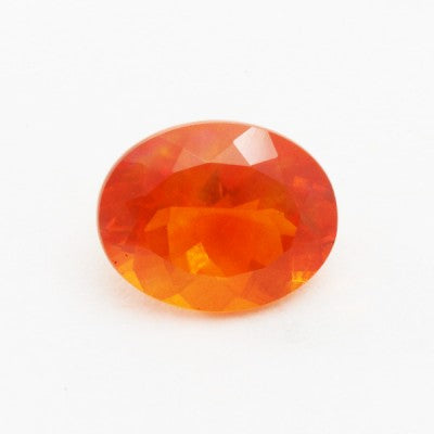 10x8mm Red-Orange Mexican Fire Opal Ovals