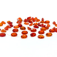 5x3 to 14x10mm Red/Orange Mexican Fire Opal Ovals