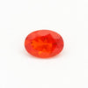 7x5mm Oval Natural Red/Orange Mexican Fire Opal 