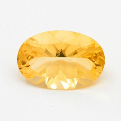 19mm x 13mm Natural Oval Yellow Mexican Fire Opal