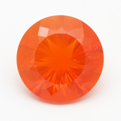 25mm Rnd Orange Mexican Fire Opal