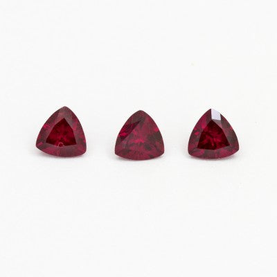 6mm Natural Trillion Cut Grape Garnet®