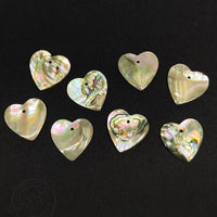 15mm Abalone Shell Hearts