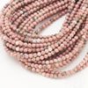 4 to 8mm Colorado Rhodonite 16" Round Bead Strands