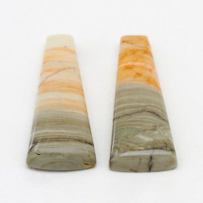 20x12mm Wedge Cut Cabochon Caldera Jasper