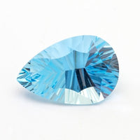 20x13.5mm Natural AA Aquamarine Radial Pear Cut