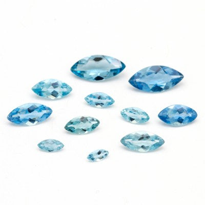 Free Size Marquise Cut AAA Aquamarine