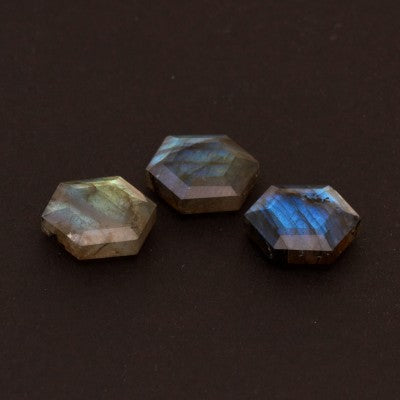 10mm Labradorite Hexagon Tablets