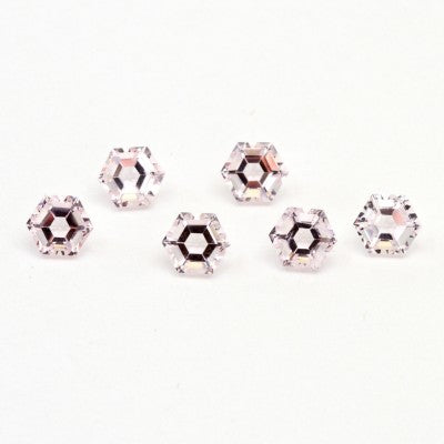 5x5mm Natural Hexagonal Morganite