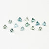 3.0mm to 5mm Triangle Cut Green Beryl