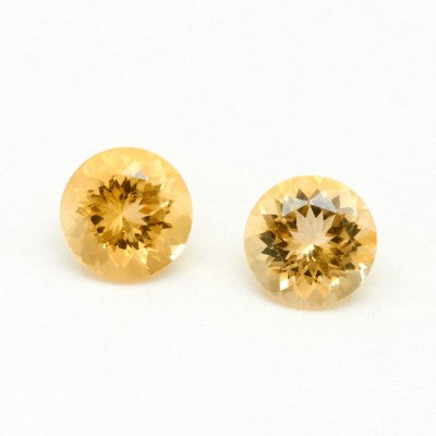 6mm Natural Round Portuguese Cut Heliodor