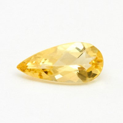 11.3 x 5.3mm Pear Cut Canary Yellow Heliodor