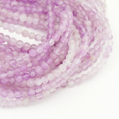 4mm Round Amethyst 16" Bead Strands 