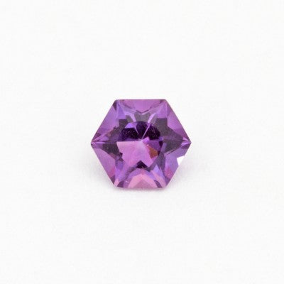 4mm Natural Hexagonal AA Amethyst