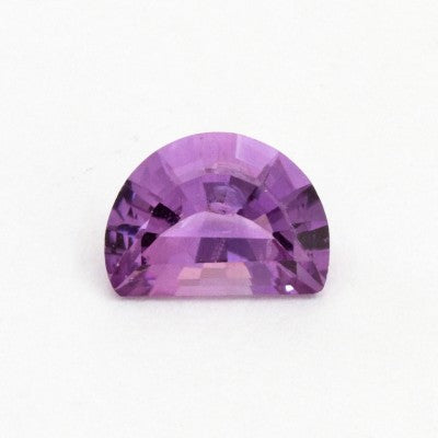 7x5mm Natural Half Moon AA Amethyst