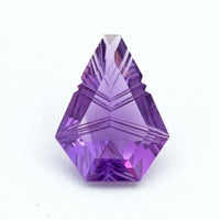 20x15mm Fantasy Keystone Cut AA Purple Amethyst