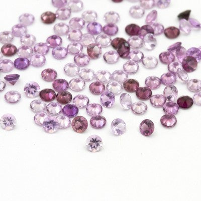 3mm Round Arizona Amethyst Melee