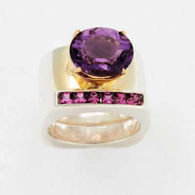 Designers Pick Mixed Gemstone Bands & Bezels Rings 014