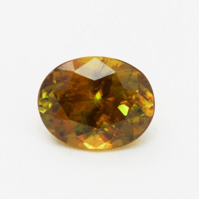 9mm x 7mm Oval Cut Natural Color Change Sphene