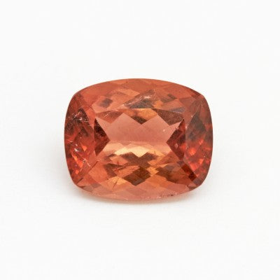 11.9x9.8mm Cushion Cut Peach Tourmaline