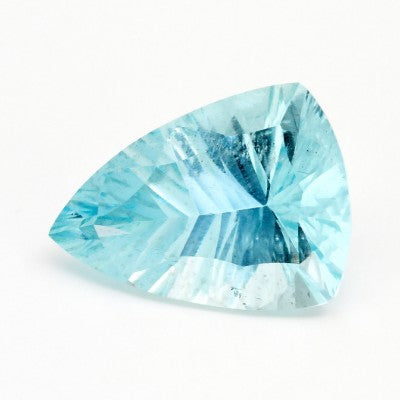 15x11mm Concave Trillion Cut Aquamarine 