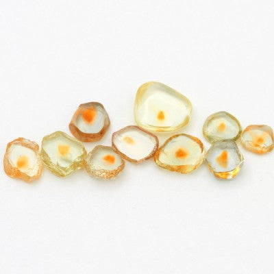 Parcel 11 Freeform Yellow Montana Sapphire Slices