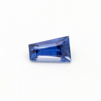5x3x2mm Natural Blue Montana Yogo Sapphire Tapered Baguette